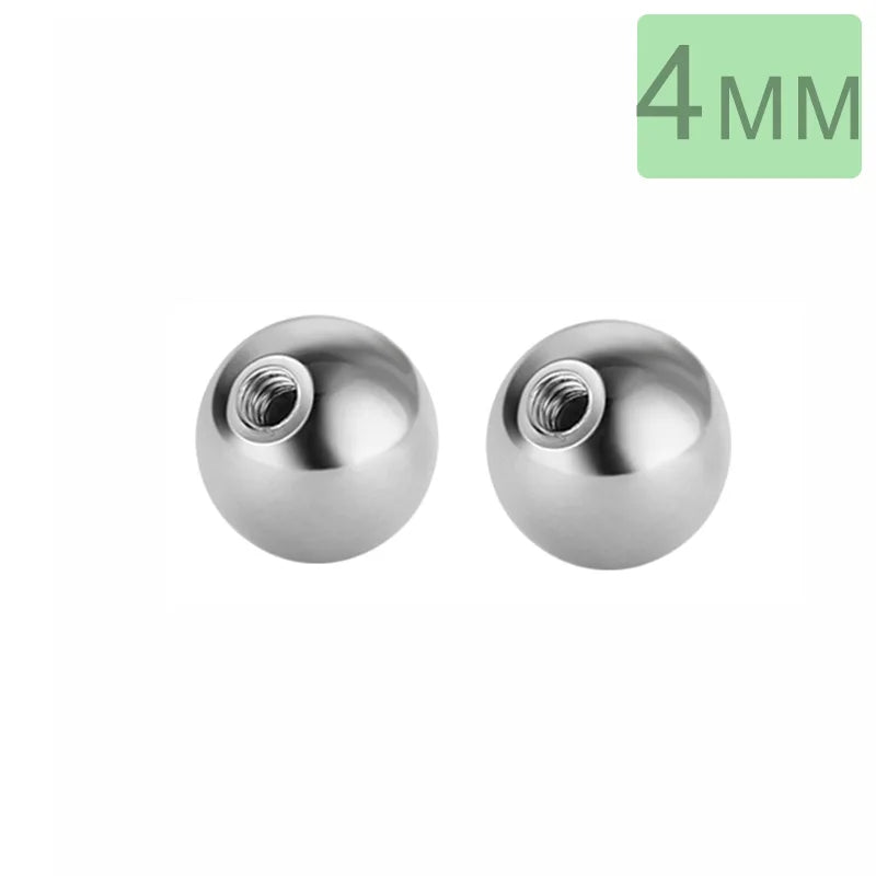 Beads Screw Balls Stud Earring Accessories Fine Jewelry DA2301