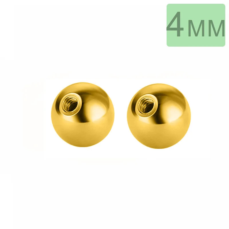 Beads Screw Balls Stud Earring Accessories Fine Jewelry DA2301