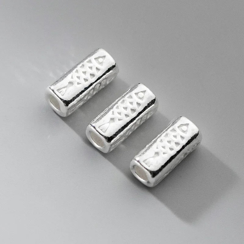Square Tube Fish Separator Beads DIY Accessories DZ1042