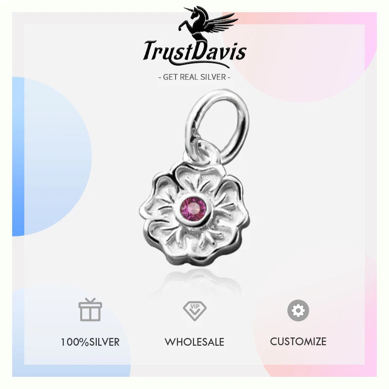 Flower Pendant DIY Necklace Bracelet Accessories DZ1602