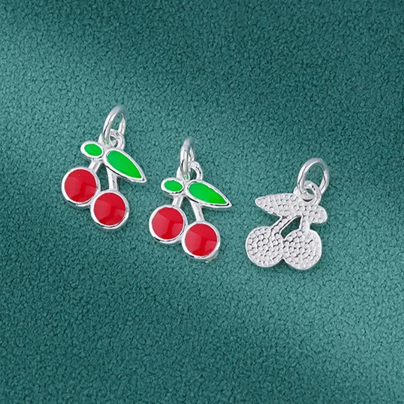 Fruits Cherry Pendant Handmade Accessories DZ1645