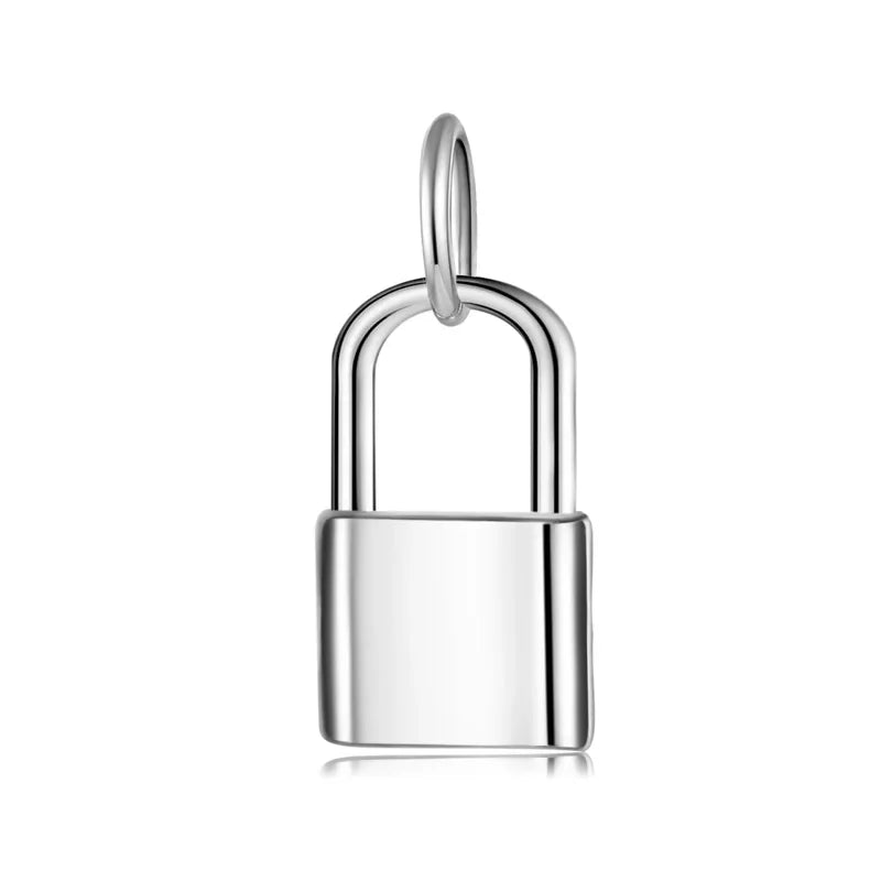 Lock Charm Pendant Handmade DIY Accessories HY900