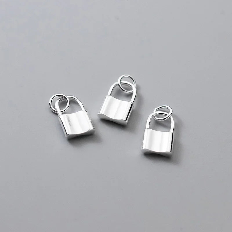 Lock Charm Pendant Handmade DIY Accessories HY900