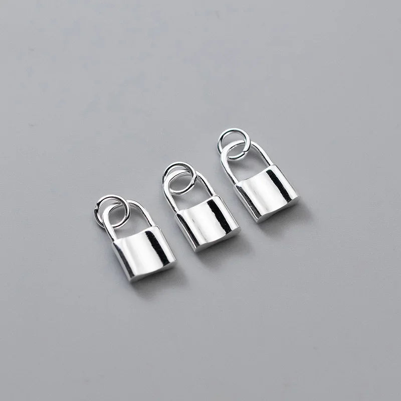 Lock Charm Pendant Handmade DIY Accessories HY900