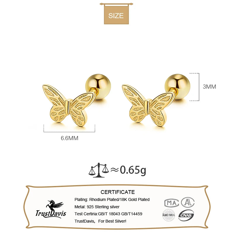 Fashion Sweet Animal Screw Stud Earrings DA2517