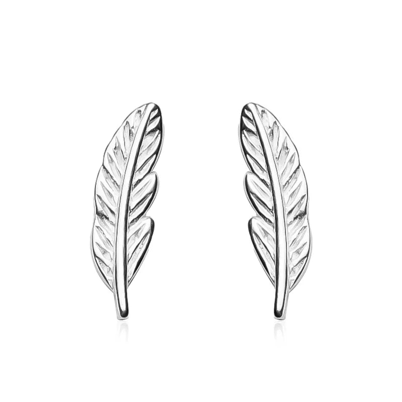 Earring Fashion Sweet Feather Charm Stud Earrings DS90