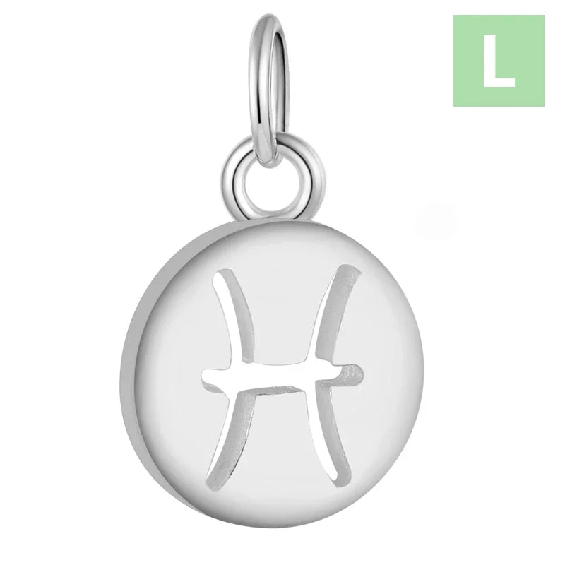 12 constellations Charm Pendant DIY Accessories DZ156