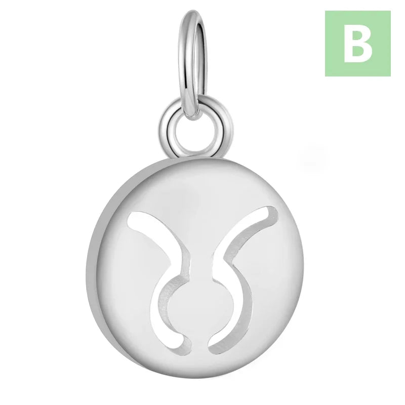 12 constellations Charm Pendant DIY Accessories DZ156
