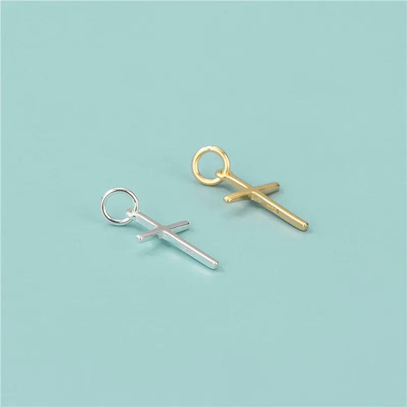 Cross Charm Pendant DIY Accessories Fine Jewelry HY421