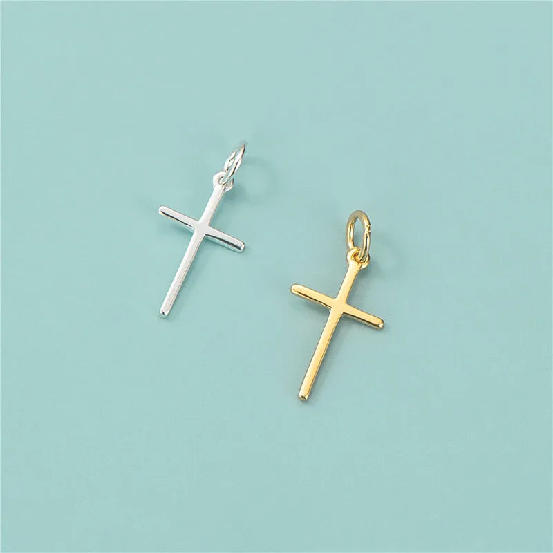 Cross Charm Pendant DIY Accessories Fine Jewelry HY421