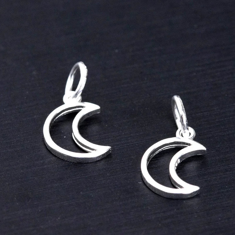 Moon Star Charm Pendant Handmade DIY Accessories HY103