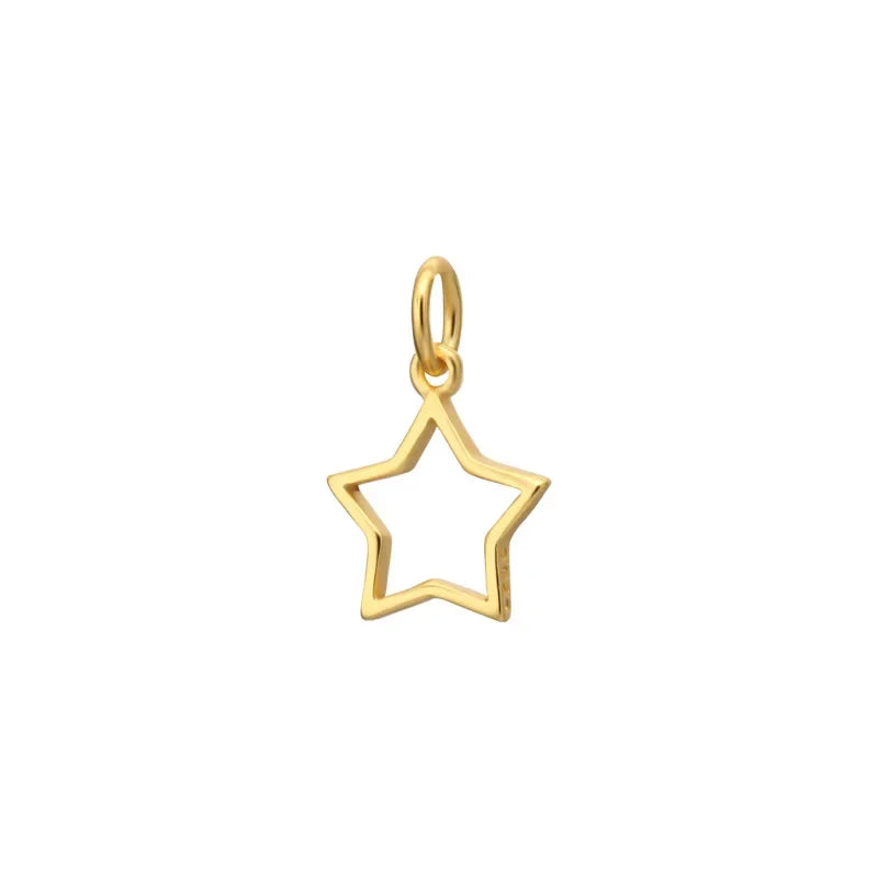 Moon Star Charm Pendant Handmade DIY Accessories HY103
