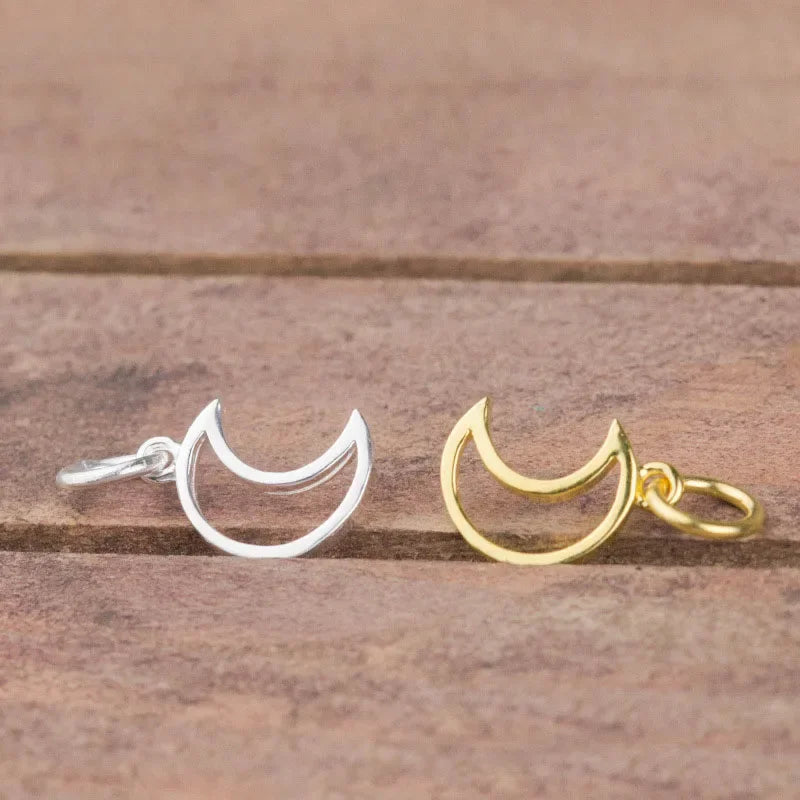 Moon Star Charm Pendant Handmade DIY Accessories HY103