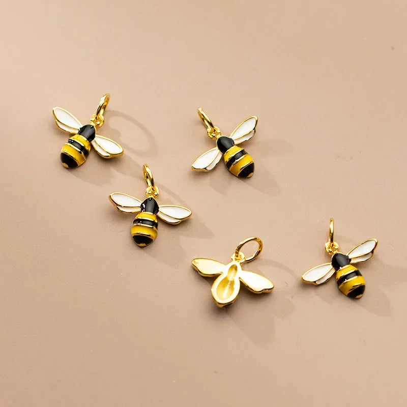 Insects Bees Charm Pendant Handmade DIY Accessories HY302
