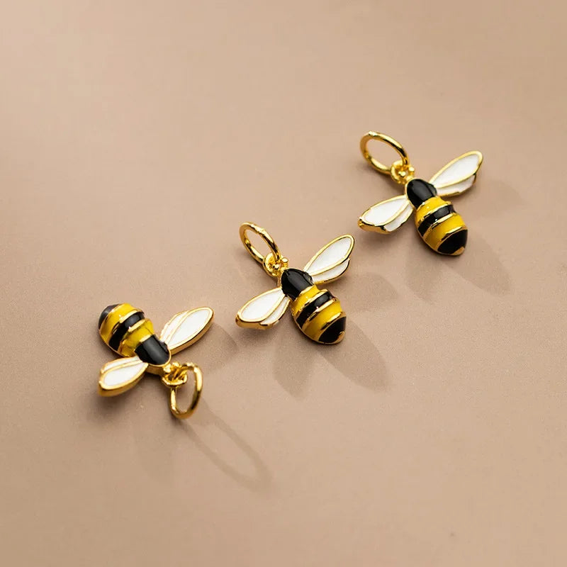 Insects Bees Charm Pendant Handmade DIY Accessories HY302