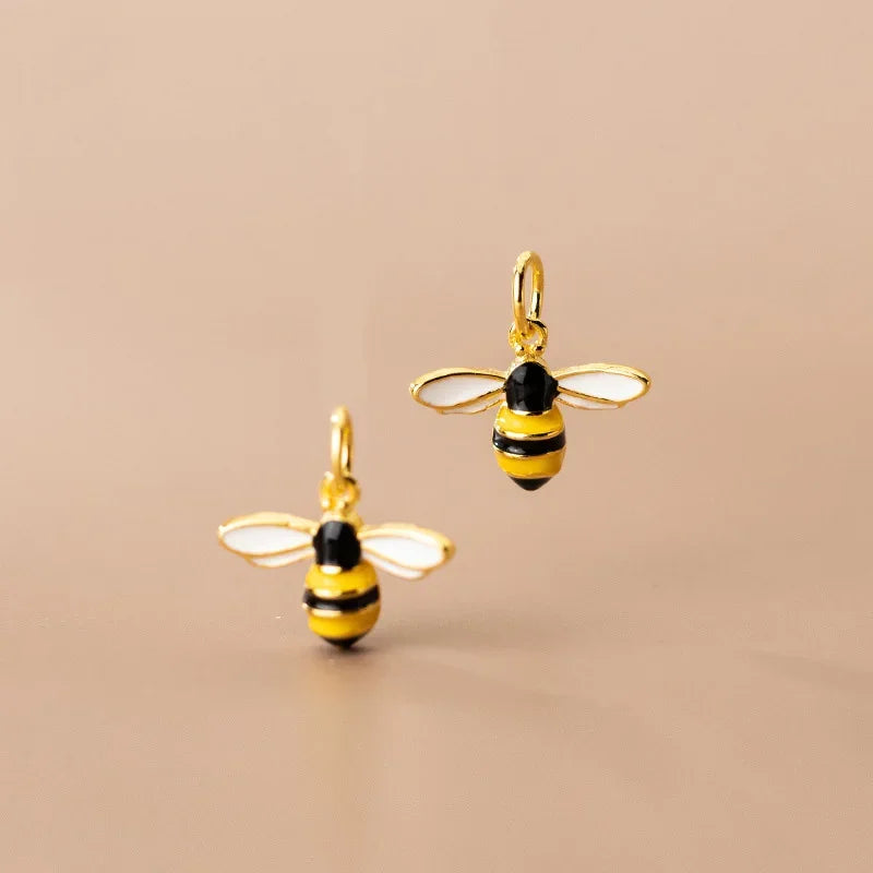 Insects Bees Charm Pendant Handmade DIY Accessories HY302