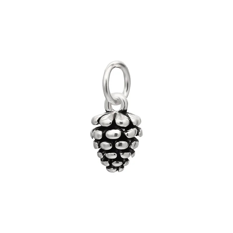 Mini Pine Cones Charm Pendant DIY Accessories Fine Jewelry HY140