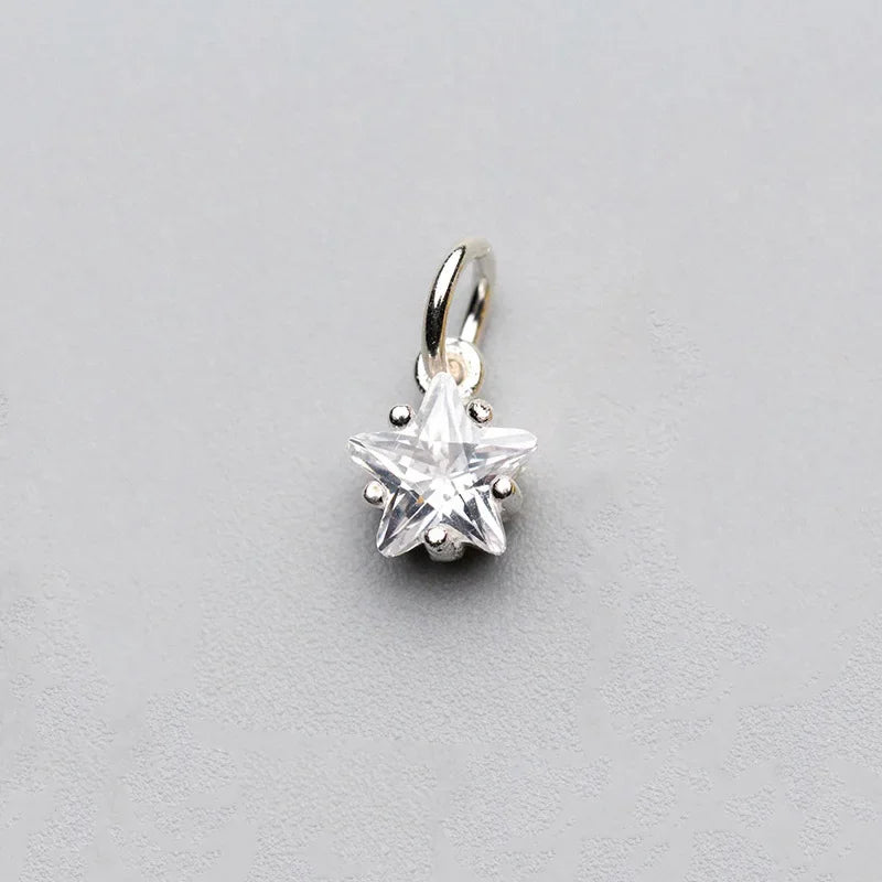Star Shiny Charm Pendant DIY Accessories HY248