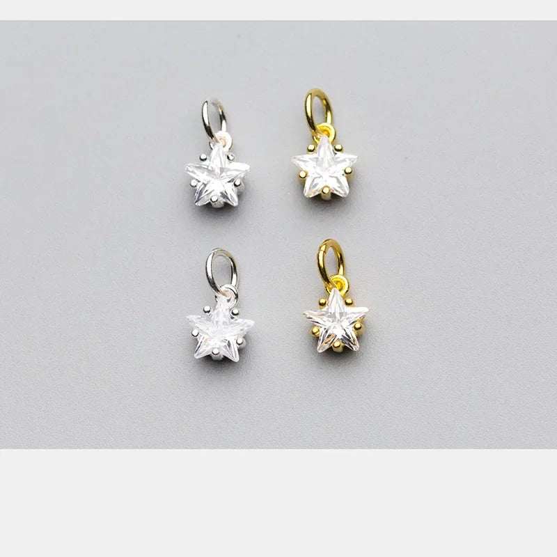Star Shiny Charm Pendant DIY Accessories HY248