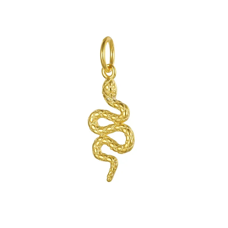Animal Snake Charm Pendant DIY Accessories Fine Jewelry HY304