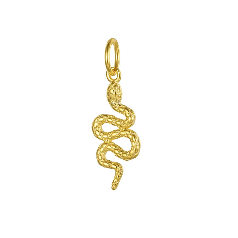 Animal Snake Charm Pendant DIY Accessories Fine Jewelry HY304