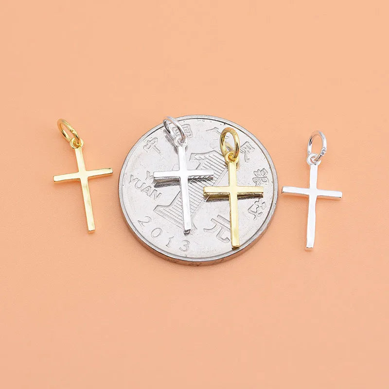 Cross Charm Pendant DIY Accessories Fine Jewelry HY039