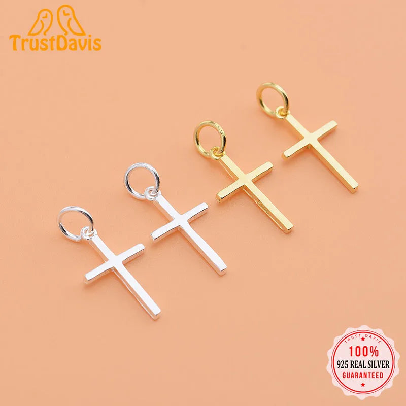 Cross Charm Pendant DIY Accessories Fine Jewelry HY039