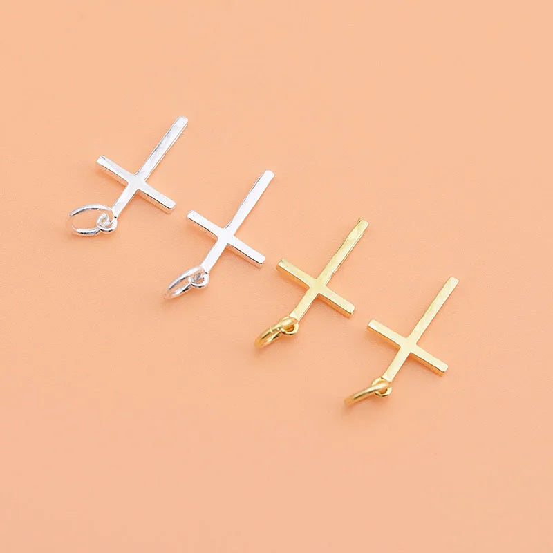 Cross Charm Pendant DIY Accessories Fine Jewelry HY039
