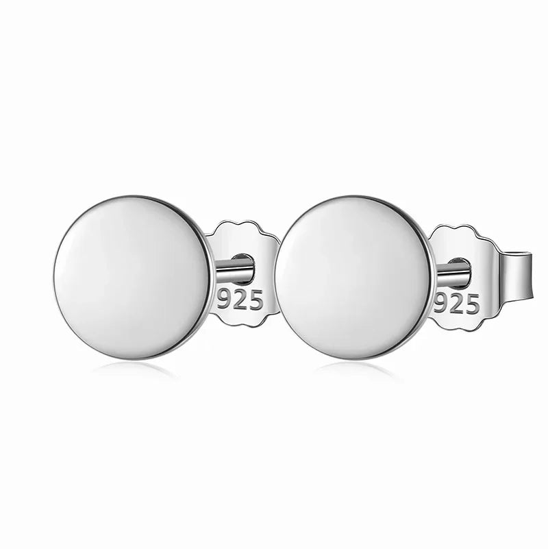 Fashion Sweet Geometric Round Stud Earrings DA1703