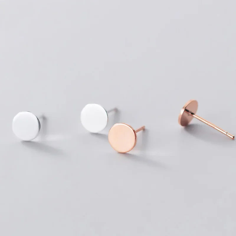 Fashion Sweet Geometric Round Stud Earrings DA1703