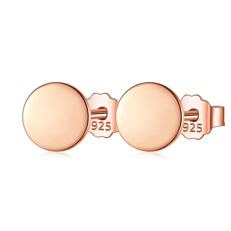 Fashion Sweet Geometric Round Stud Earrings DA1703