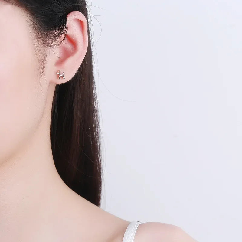 Sweet Animal Dog Screw Stud Earrings DA2726