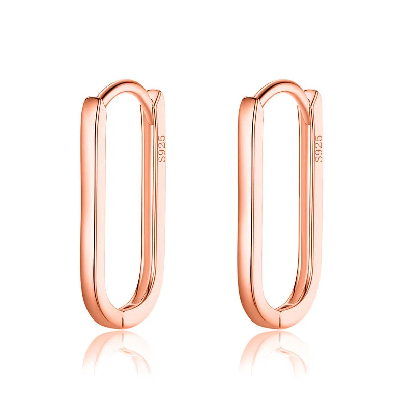 Fashion Sweet INS Ellipse Charm Hoop Earring DA2527