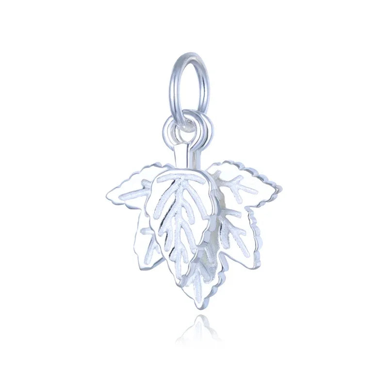 Double Maple Leaf Charm Pendant DZ136