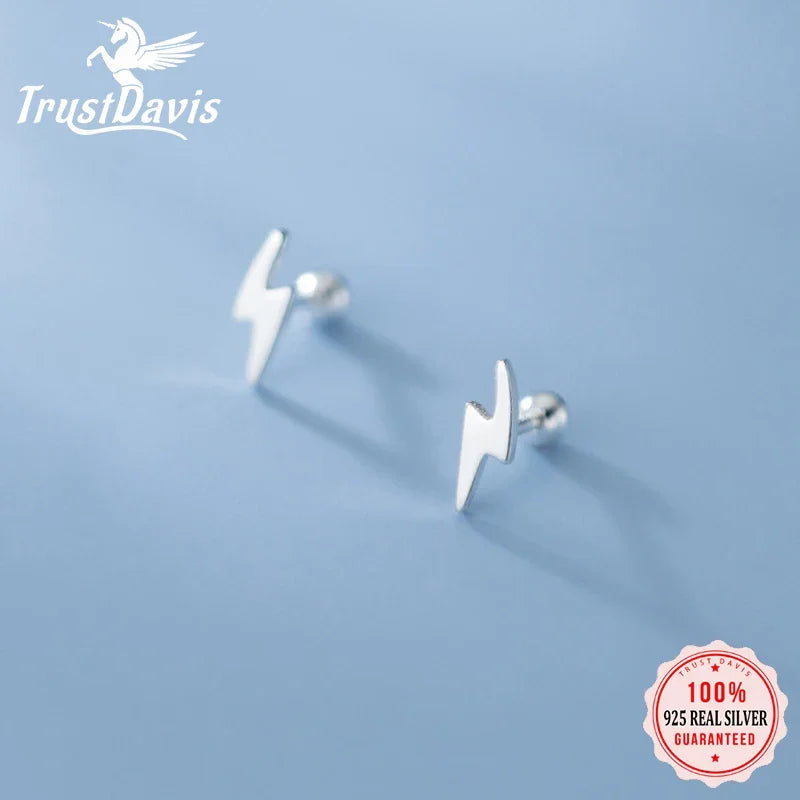 Fashion Sweet Lightning Screw Stud Earrings DB077