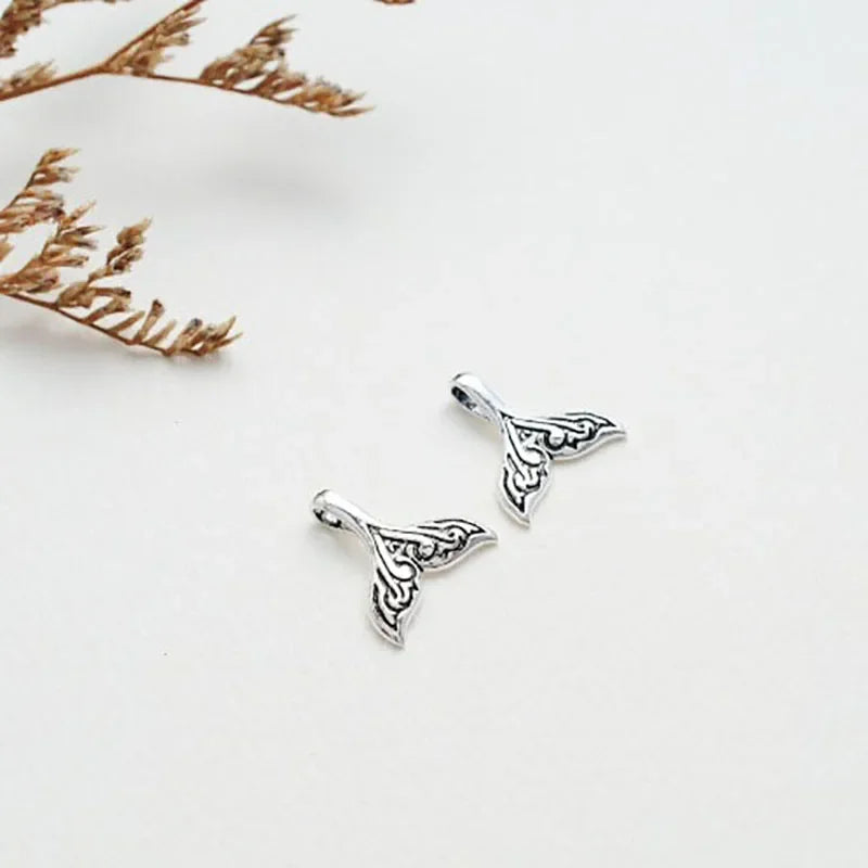 Mermaid Tail Charm Pendant DIY Accessories HY077