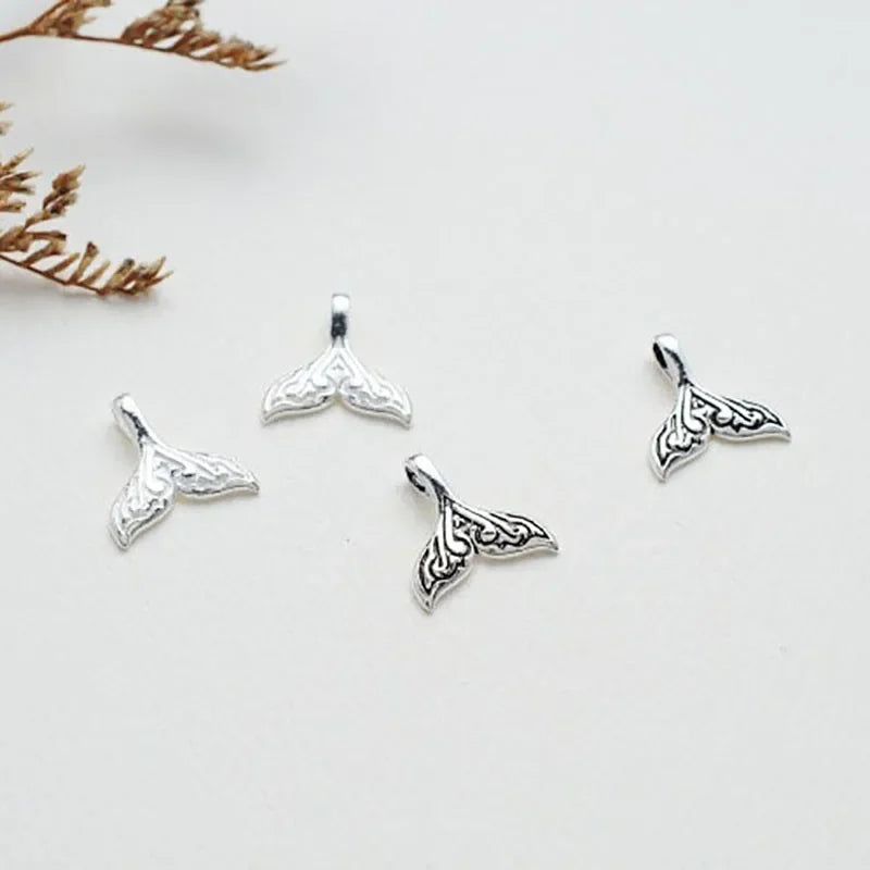 Mermaid Tail Charm Pendant DIY Accessories HY077