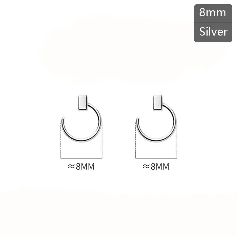 Fashion Sweet Mini Square Charm Stud Earrings DA2019