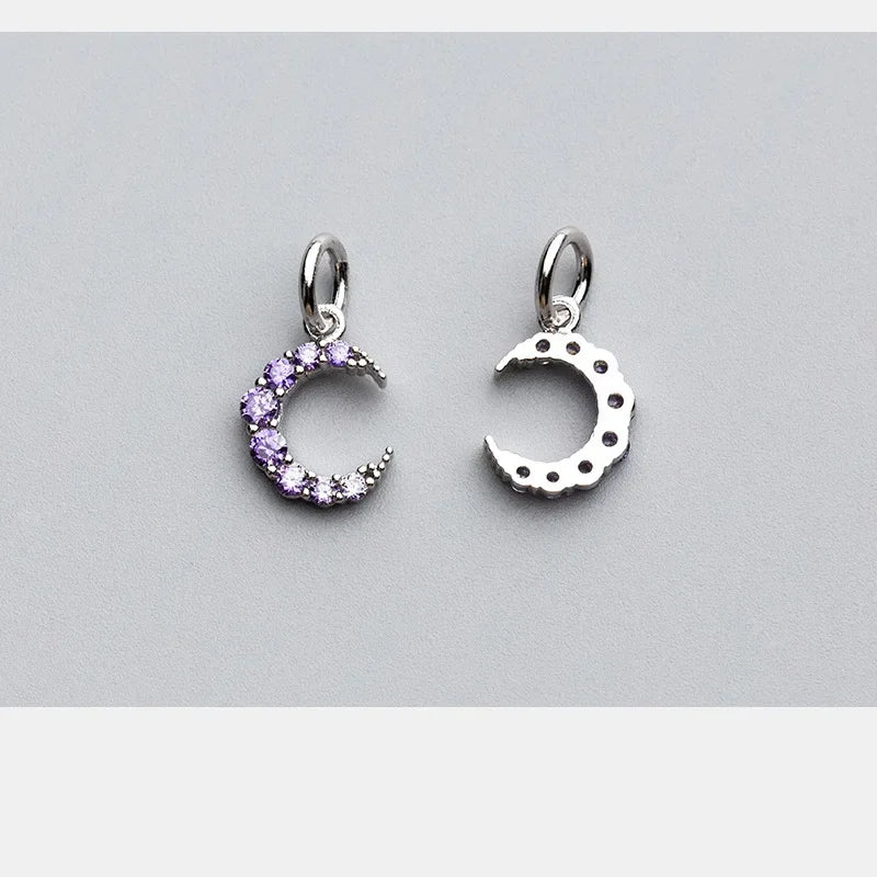 Moon Charm Pendant Handmade DIY Accessories HY113