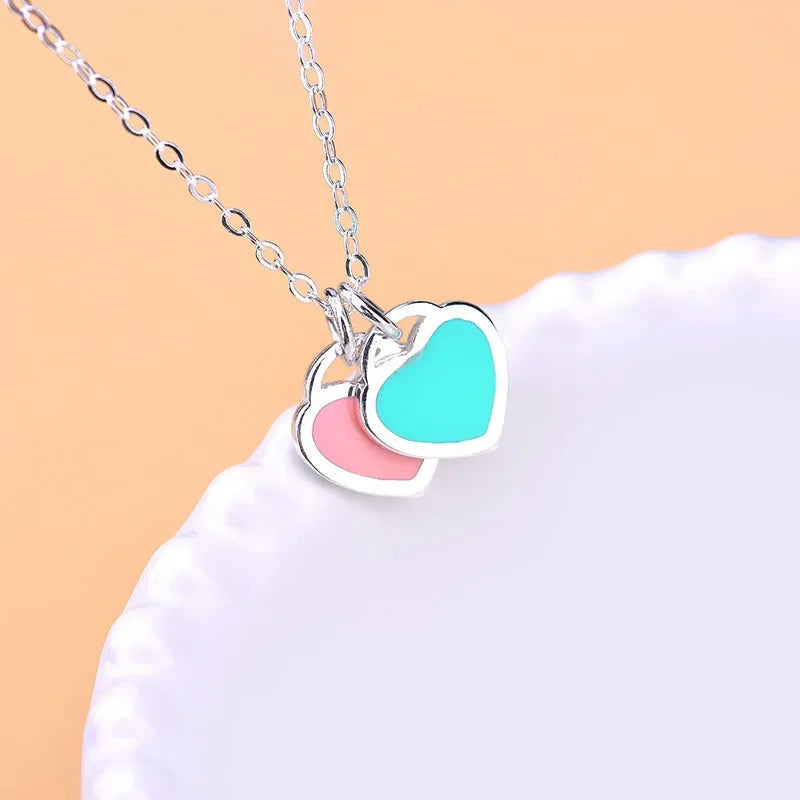 Heart Charm Pendant DIY Necklace Bracelet Accessories HY634