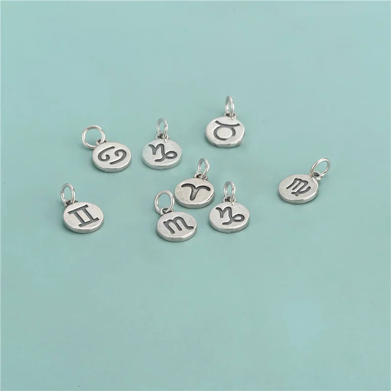 12 Constellation Pendant DIY Necklace Bracelet Accessories DZ631
