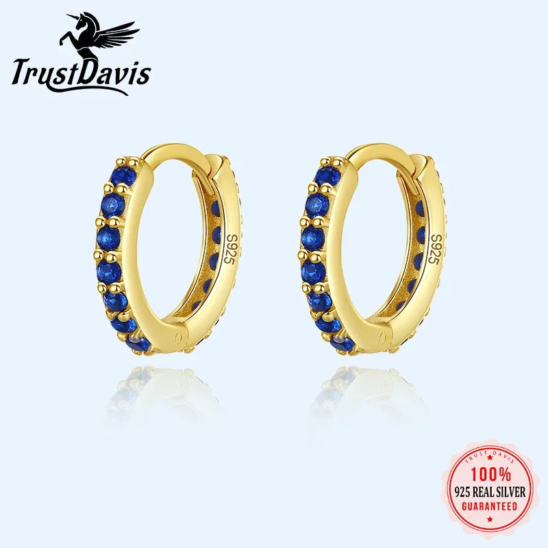 Colour Zircon Hoop Earring DA2716