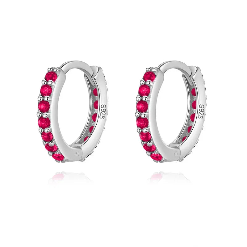 Colour Zircon Hoop Earring DA2716