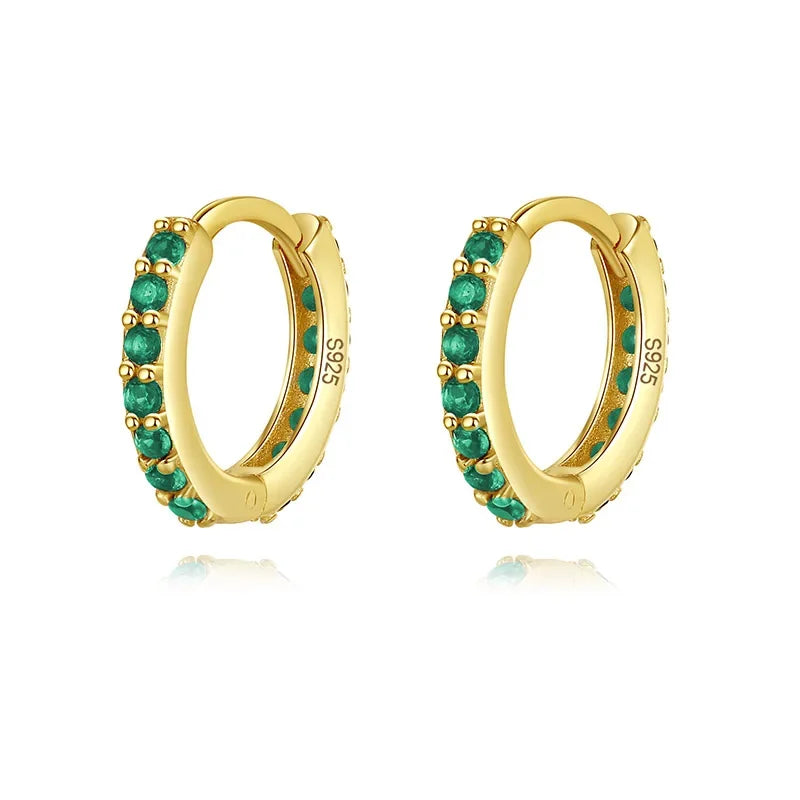 Colour Zircon Hoop Earring DA2716