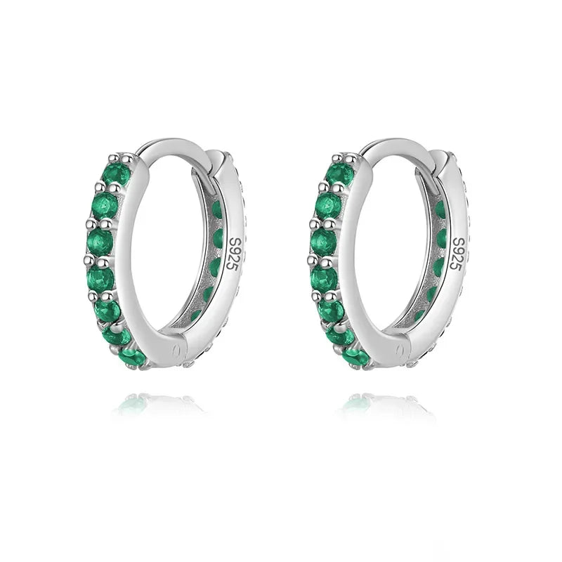 Colour Zircon Hoop Earring DA2716