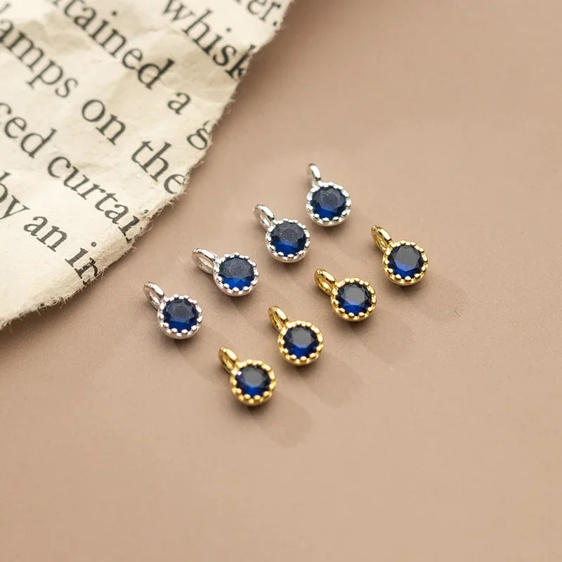 Round Color Charms Pendant DIY Accessories HY294