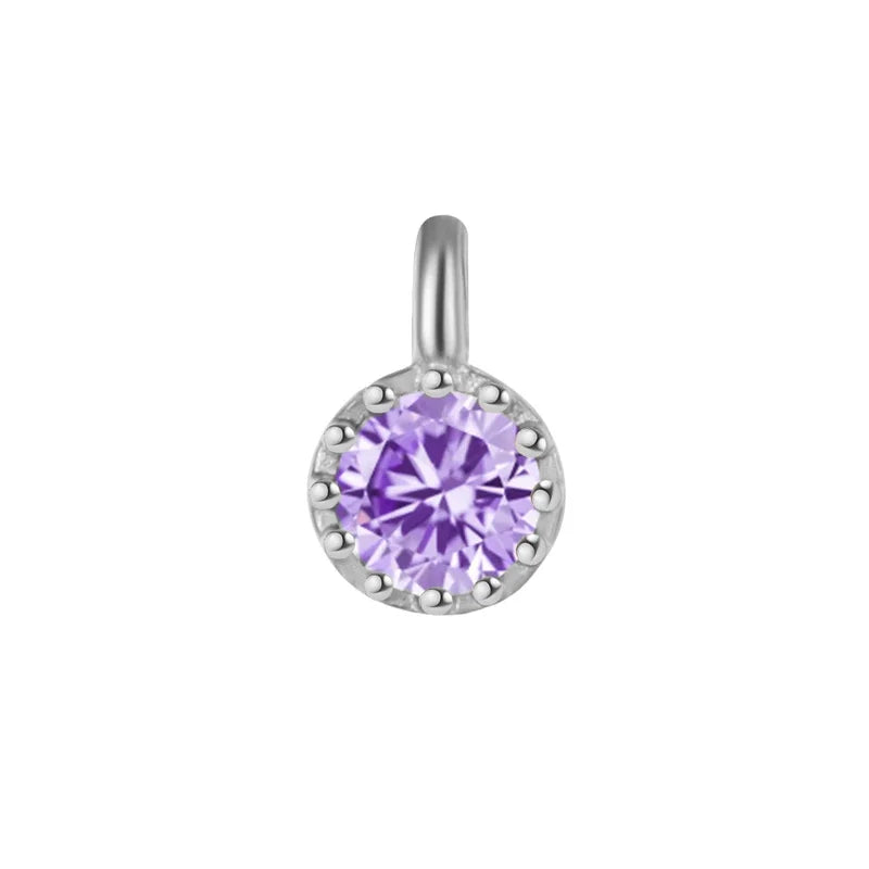 Round Color Charms Pendant DIY Accessories HY294