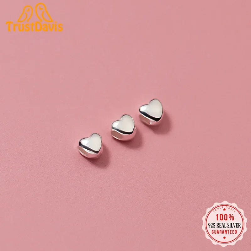 Heart Separator Bead DIY Fit Bracelet Necklace Accessories DZ774