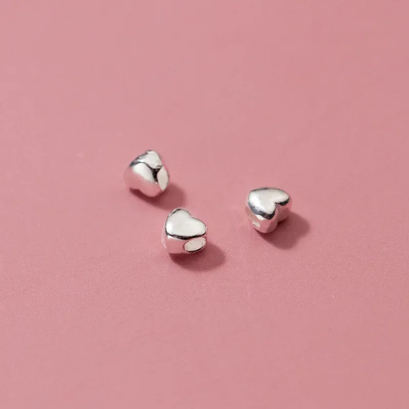 Heart Separator Bead DIY Fit Bracelet Necklace Accessories DZ774