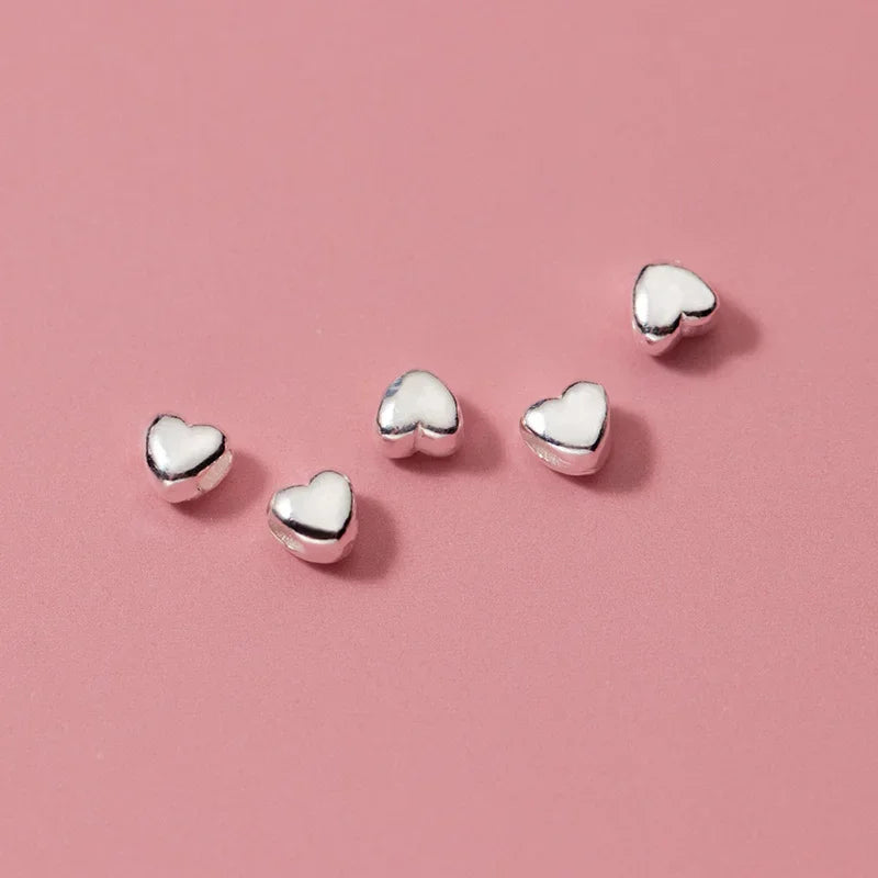 Heart Separator Bead DIY Fit Bracelet Necklace Accessories DZ774